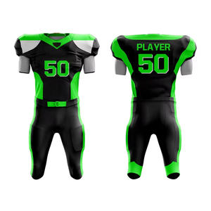 Conjunto de Uniforme de Fútbol Americano, Poliéster, Sublimación, Impresión por Transferencia de Calor, Unisex, Adulto, OEM, Marca Privada, Venta al Por Mayor - Product Image 4