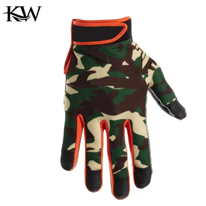 Gripey Best Quality Polyester Spandex Pu American Football <b>Gloves</b> Sublimated Finger Camo Print Design Custom Logo Breathable - Product Image 4