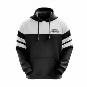 Sweat-shirt à capuche pour homme North Approach, design color block, poche avant, coupe classique, vêtement décontracté pour l'automne - Product Image 1
