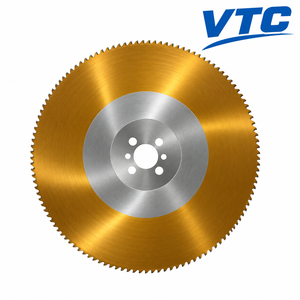 Scies circulaires en acier revêtues de PVD M2 M35 M42 à grande vitesse, lame en acier inoxydable de qualité industrielle, TCT, personnalisable OEM, pour la découpe des métaux - Product Image 1