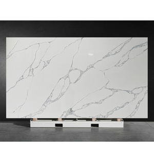 แผ่นควอตซ์ NV870แผ่นพื้นห้องครัวห้องน้ำหินอ่อนเลียนแบบดูบอบบางแผ่นหินควอตซ์เทียมสำหรับบ้านวิศวกรรมวิลล่า - Product Image 1