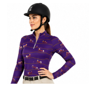 Chaleco Ecuestre Profesional de Compresión de Algodón Personalizado para Mujer, Estilo Western, Sin Mangas, con Cremallera, Cintura Alta, Ajuste Ceñido, Logotipo Personalizado - Product Image 1