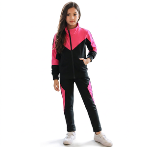 Survêtement color block pour femme, fermeture éclair intégrale, col montant, style sportif, avec poches latérales, idéal pour l'automne - Product Image 2
