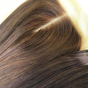 Mèches de Cheveux Lisses Raides SDD de Qualité Supérieure Couleur Café Brun avec Closure, 100% Cheveux Humains Bruts Vietnamiens à Prix de Gros - Product Image 2