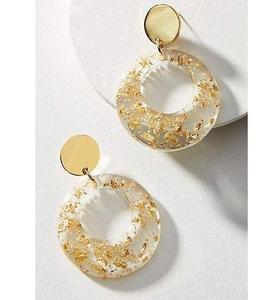 Boucles d'oreilles en résine tendance pour femmes, bijoux artisanaux, accessoires de mode pour filles ou femmes - Product Image 5