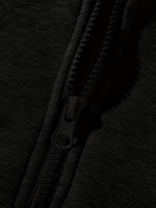 Unisex <b>Black</b> Hooded <b>Tracksuit</b> Full Sleeve Solid Color Casual Wear With Drawstring Pants And Side Pockets Autumn Style - Product Image 6
