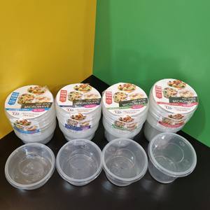 Factory <b>Cheap</b> Price Plastic 24oz PP Disposable Dessert Container Round Clear Bowl Cup Fruit <b>Boxes</b> with Lid Packaging Products - Product Image 4