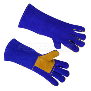 Gants de travail légers en cuir tricoté de haute qualité à faible MOQ, vente en gros, pour le soudage - Product Image 2