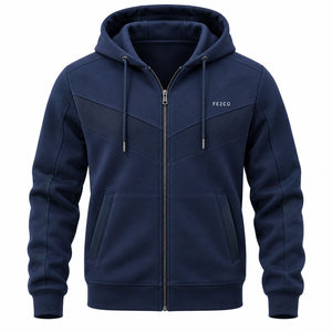 <b>Plain</b> <b>Men</b> <b>Hoodies</b> for Minimalist Fashion Polyester/Cotton Oversized Drop Shoulder Digital Breathable Eco-Friendly Pocket - Product Image 2