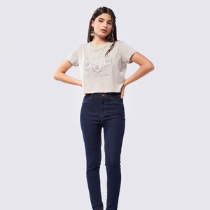 Nouveaux T-shirts Crop Top pour Femmes, Taille Adulte, Coupe Slim, Tissu Doux, Séchage Rapide, Respirant, Personnalisables - Product Image 1