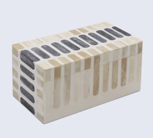 Luxury <b>Floral</b> Design Bone Inlay Rectangle <b>Box</b> Best Price Vintage Resin for Bracelet and Jewelry <b>Storage</b> - Product Image 4