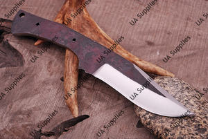 มีดสกินเนอร์เหล็กกล้าคาร์บอนคุณภาพสูงสำหรับแคมป์ปิ้ง EDC ใบมีดแบบดรอปพอยต์ ฟูลแทงค์ ตีขึ้นรูปด้วยมือ เป็นมิตรกับสิ่งแวดล้อม ขนาดสั่งทำได้ - Product Image 5