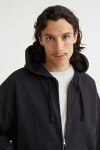 Sweat à capuche zippé décontracté pour homme, vêtement confortable et doux pour un style de vie actif - Product Image 4