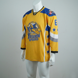 High Quality Custom Sublimation Ice Hockey Jersey-Premium 100% Polyester/Spandex Quick Dry & Breathable Custom Team <b>Names</b> - Product Image 2