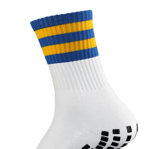 White Crew <b>Socks</b> Breathable Knitted <b>Polyester</b>/Cotton Eco-friendly Winter Sporty Athletic Basketball <b>Socks</b> for Adults - Product Image 5