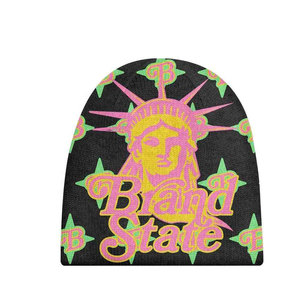 Bonnet d'hiver unisexe Econex Sports Fashion Wear, super doux, 100% acrylique, style streetwear, doublure satinée, avec revers, pour usage extérieur - Product Image 2