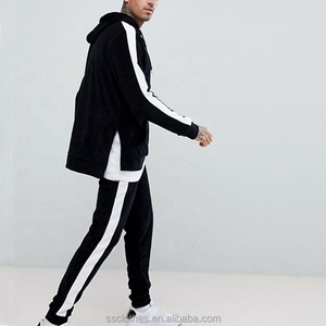 2022 new arrivals <b>tracksuits</b> sublimated velvet oem <b>tracksuit</b> <b>men</b> male <b>velour</b> track suits sweatsuit custom wholesale - Product Image 2