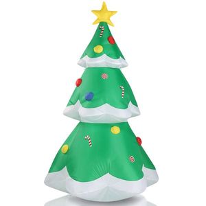 6.9 FT Lighted LED Christmas Tree Outdoor Holiday Inflatable Yard Decorations Built for Blow Christmas Inflatable Decoration - Product Image 1