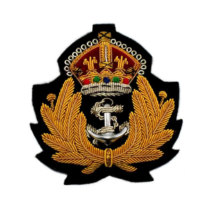 ป้ายปักลาย 3 มิติ คุณภาพสูง ออกแบบเองได้ บนผ้าแคนวาส งานปักมือ ลายมงกุฎด้วยดิ้นทอง สำหรับรองเท้าและหมวก - Product Image 3