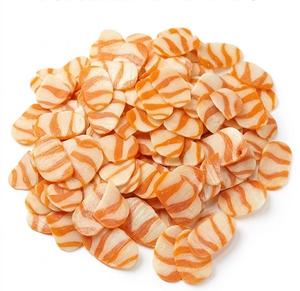 Galletas de Camarón con Sabor a Salmón, Semielaboradas, con Polvo para Hornear, en Forma de Pellets, 10 kg, Caja, Fabricante OEM, Marca Xi Yingying - Product Image 1