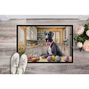 Great Dane <b>Doormat</b> for Indoor and Outdoor Use New 18H X 27W Non-Slip and Washable Low Pile Decor for Easter Entryway - Product Image 2