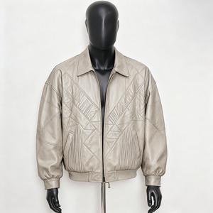 ARTIZ INTERNATIONAL Womens Unisex Pure <b>Leather</b> Eco-Friendly Windproof Streetwear Custom Insulated <b>Winter</b> <b>Jacket</b> - Product Image 6