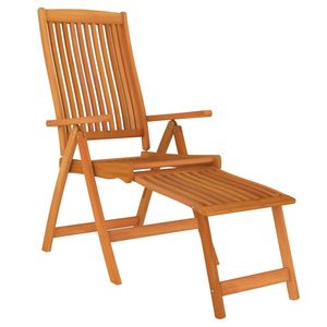 Juego de 2 Sillas de Jardín con Acabado de Madera Natural - Product Image 2