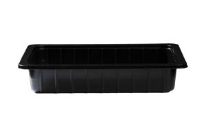 Expédition rapide, OEM/ODM disponible gratuitement, barquette rectangulaire en plastique PP thermoscellable pour légumes frais, grossiste. - Product Image 2