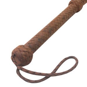 Látigo de Toro de 6 Pies y 12 Trenzas, Cuero Genuino de Vaca, Látigo de Defensa Personal, Látigo de Toro Negro Personalizado al por Mayor para Cazadores - Product Image 5