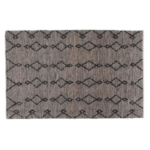 พรมขนสัตว์ถักมือดีไซน์ลายดอกไม้เนื้อนุ่มใช้ตกแต่งประตูบ้านและสำนักงานโลโก้ได้ตามต้องการ - Product Image 6