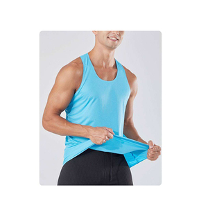 High Quality Heavyweight Knitted Muscle Gym <b>Vest</b> Tank Tops Men Custom tanktop - Product Image 1
