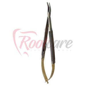 Kit d'instruments médicaux Castroviejo : Porte-aiguilles micro, Ciseaux et Pince à épiler – 3 outils de précision - Product Image 2