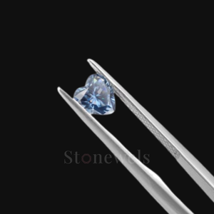 Diamantes Sueltos en Forma de Corazón Azul, Creados en Laboratorio, Certificados por IGI, de 1CT a 4CT, para Joyería Personalizada, Venta al Por Mayor - Product Image 1