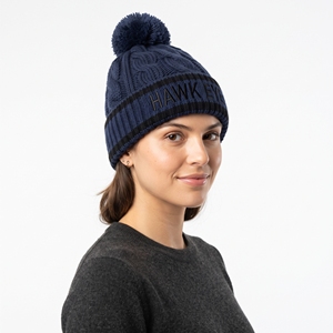 100% Acrylic Winter Knitted Beanie Custom Embroidery Thick <b>Warm</b> Cuffed Knit <b>Hat</b> Wholesale - Product Image 6