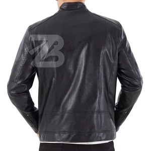 Veste en cuir d'agneau de qualité supérieure pour homme, cuir véritable, édition limitée avec broderie en diamant, vêtements en cuir de haute qualité et tendance - Product Image 3