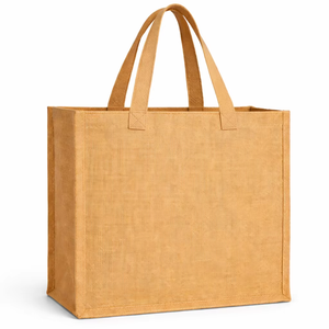Extra Large Jute Tote <b>Bag</b> with <b>Long</b> Handles Eco Friendly Reusable Shopping Grocery <b>Bag</b> Custom Logo - Product Image 1