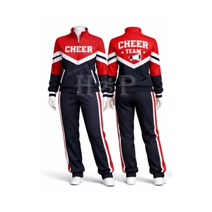 Conjunto de Chaqueta y Pantalones con Cierre Completo Personalizado para Equipos de Animación, Chaqueta y Pantalones con Logotipo, Nombre y Número Personalizados - Product Image 6