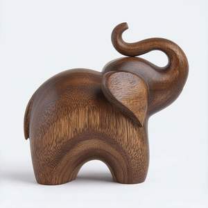 Escultura de Madera de Estilo Contemporáneo para Decoración del Hogar - Product Image 6