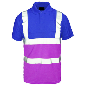 Camisa de Seguridad de Alta Visibilidad, Reflectante, Manga Corta, Uniforme de Trabajo, Ropa Fluorescente, Camisa de Trabajo de Alta Visibilidad para Hombre - Product Image 1