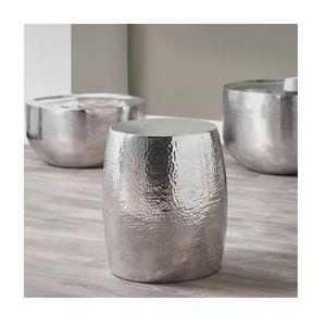 Mesa de centro moderna de aluminio de diseño contemporáneo, portátil, de lujo, para sala de estar, mesa auxiliar para el lado de la cama - Product Image 5