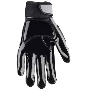 Guantes de fútbol americano para deportes al aire libre, guantes de material PU, diseño antideslizante, unisex, para todas las estaciones, cierre de gancho y bucle - Product Image 2