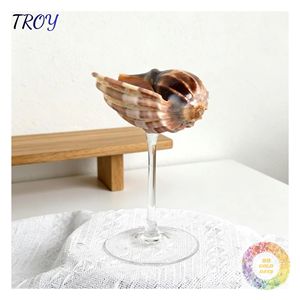 Verres à vin décoratifs en forme de coquillage – Commande en gros pour projets hôteliers, détaillants côtiers et distributeurs de décoration nautique pour la maison - Product Image 4