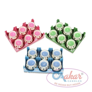 Bougie Chandra Kalash TC 109 par Aakar pour la Pooja religieuse, la décoration de la maison et des festivals - Product Image 3