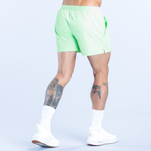 Shorts de sport légers pour hommes, respirants, avec ceinture élastiquée et poches latérales, shorts pour hommes, logo personnalisé OEM - Product Image 5