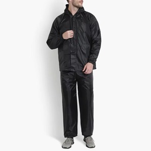 Survêtement unisexe imperméable coupe-vent à capuche, deux pièces, hiver, imprimé, fermeture éclair intégrale, polyester, nylon, sur mesure, OEM - Product Image 1
