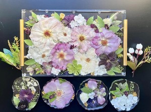 Plateau de service en résine de luxe, artisanat magnifique pour la décoration de la maison, l'hôtellerie et les collections de cadeaux - Product Image 2