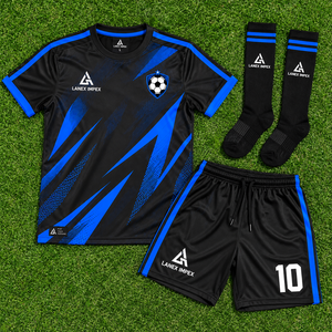 Ensemble de maillots de football de sublimation de haute qualité, maillot et short de football personnalisés, vêtements de sport à séchage rapide pour les équipes professionnelles - Product Image 6