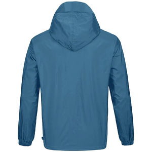 New Arrival Windbreaker <b>Jacket</b> for men Rainproof Hooded <b>Canvas</b> Lightweight Softshell Outdoor Casual <b>Jacket</b> - Product Image 2