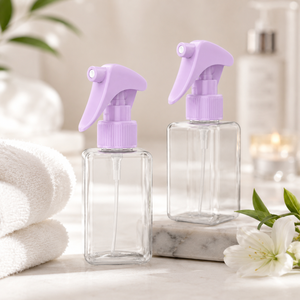 Custom <b>5ml</b>-2000ml Clear Square PET Fine Mist Spray <b>Bottle</b> for Toner Body Mist Cosmetic Packaging Vietnam Manufacturer - Product Image 5