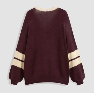 Suéter de Punto Estilo Universitario, Jersey de Punto de Calidad, Diseño Simple, para Mujeres Profesionales, Transpirable - Product Image 4